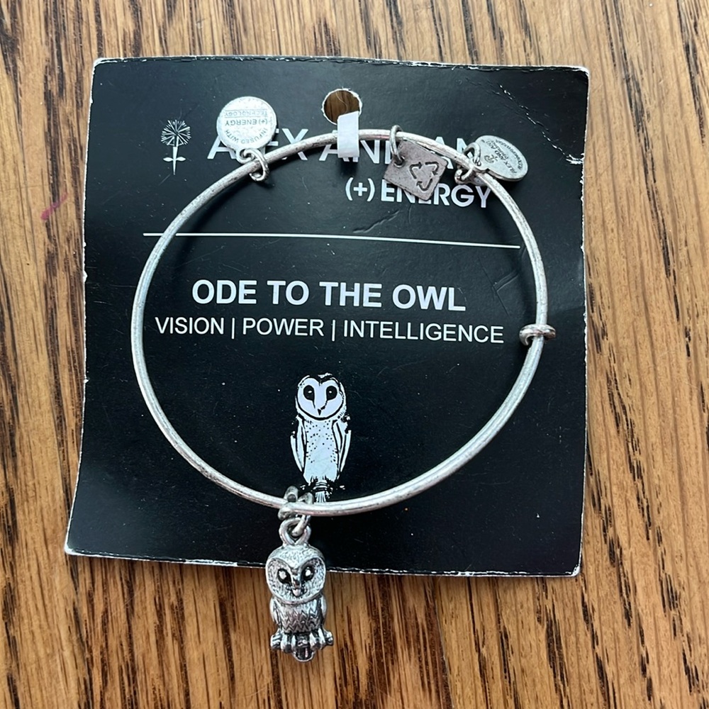 Alex and Ani owed to the owl bracelet
